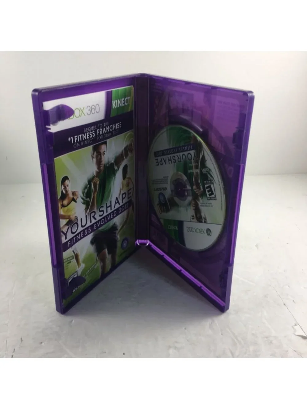 MICROSOFT XBOX 360 YOUR SHAPE FITNESS EVOLVED 2012 MANUAL INCLUDED
